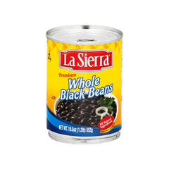 La Sierra Black Beans in Brine, 6 x A10