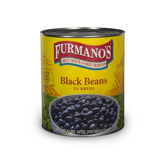 Furmano's Black Beans in Brine , 6 x A10 - HorecaStore