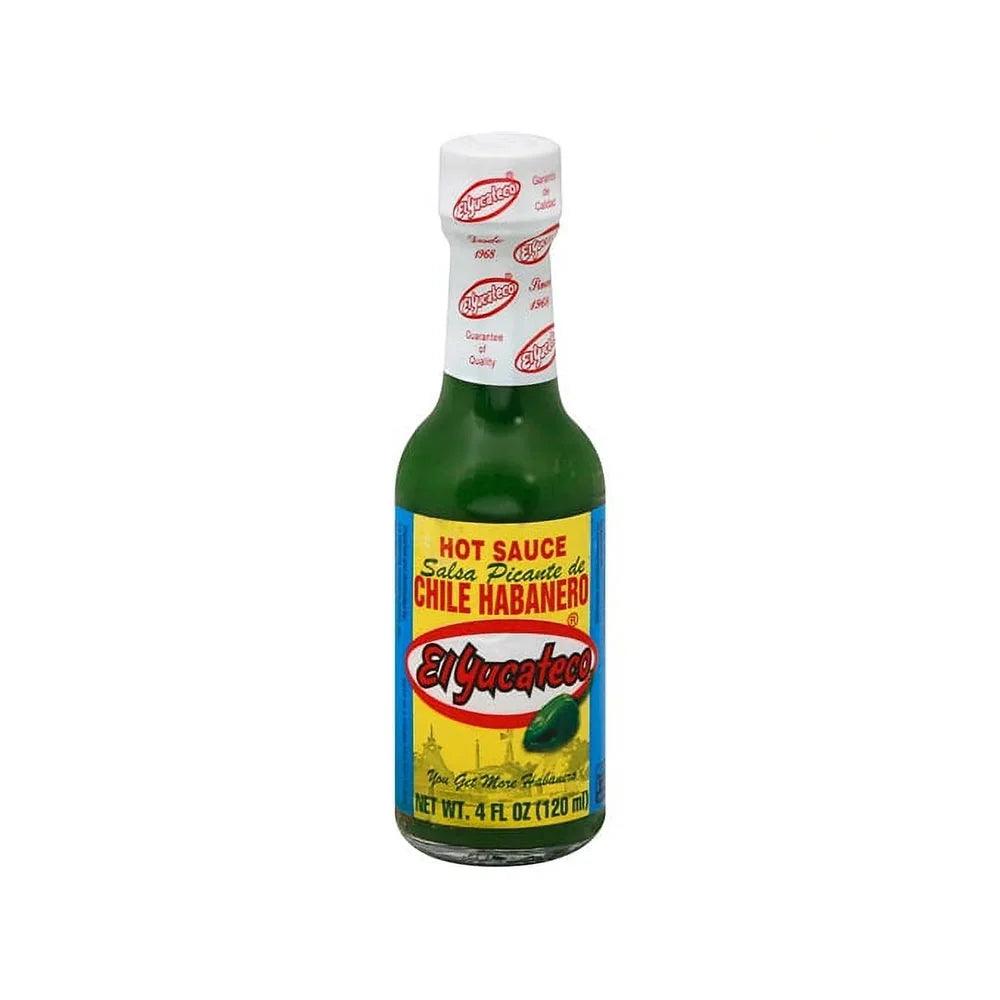 El Yucateco Green Hot Sauce 4oz, Pack of 12 - HorecaStore