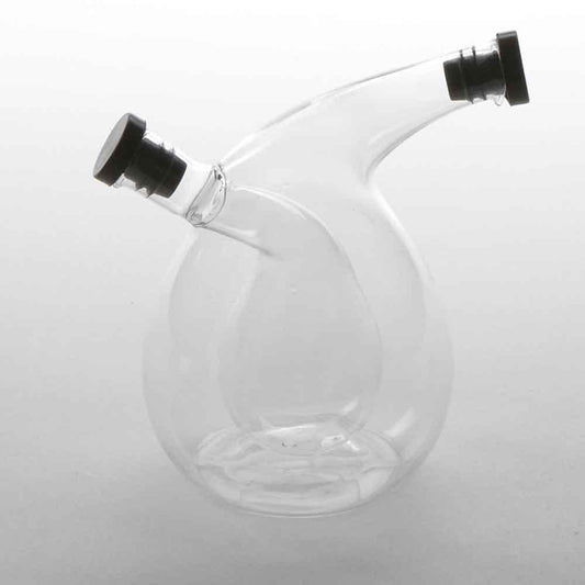 American Metalcraft OVJ2 Glass Oil And Vinegar Bottle With Silicone Lid Ø 10 cm X H 15 cm   HorecaStore