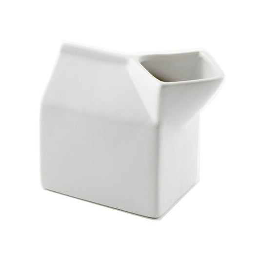 American Metalcraft CMCC5 Ceramic Creamer & Milk Carton 5 Oz   HorecaStore