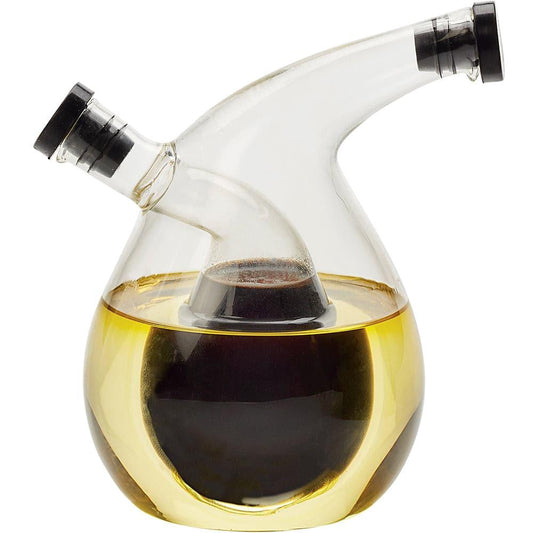 American Metalcraft OVJ2 Glass Oil And Vinegar Bottle With Silicone Lid Ø 10 cm X H 15 cm   HorecaStore