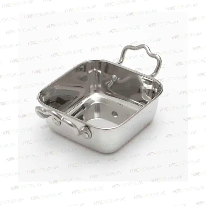 American Metalcraft Stainless Steel Mini Roasting Pan, L 11.4 x W 11.4 x H 4 cm   HorecaStore