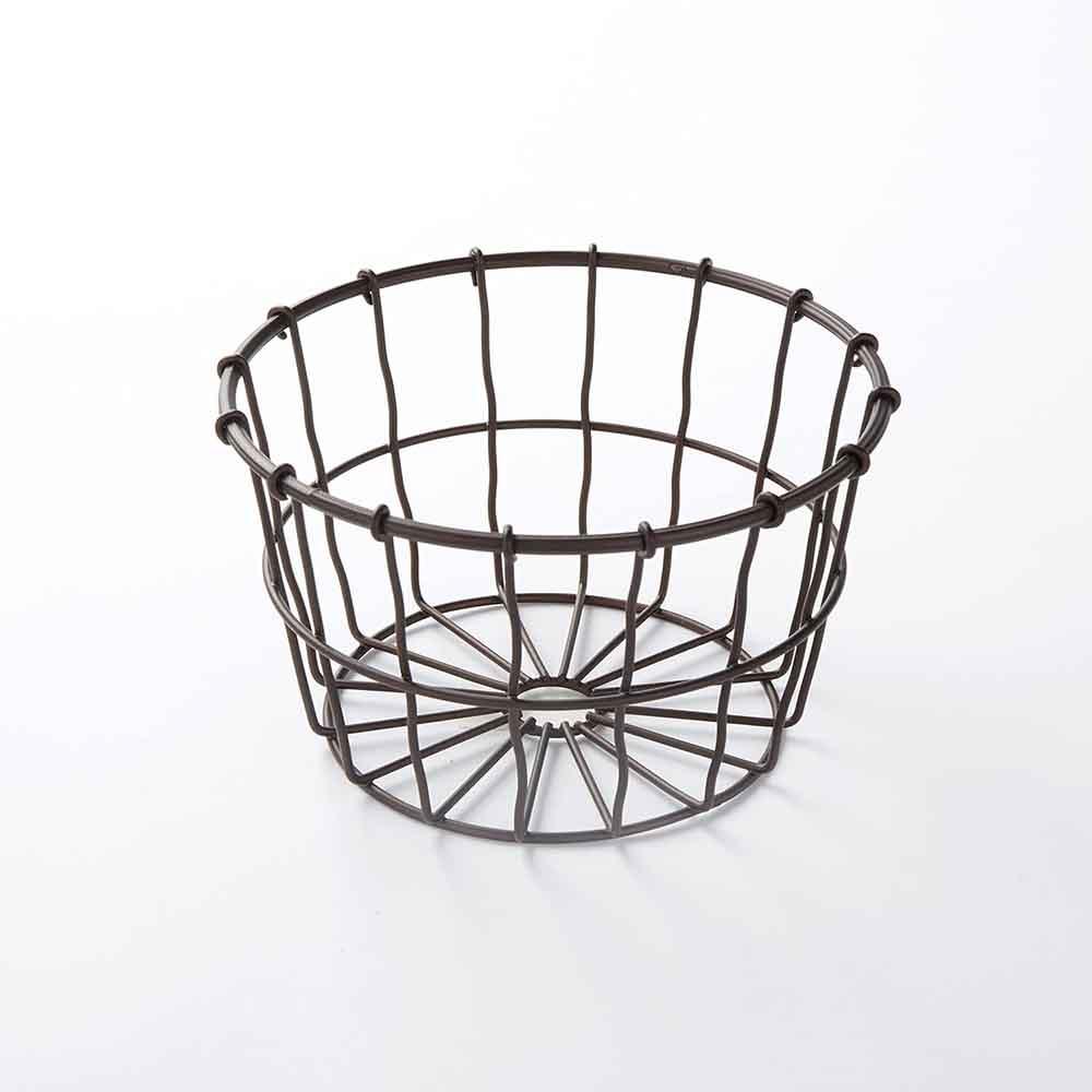 American Metalcraft WBBM Steel Large Round Wire basket Bronze 18 X 11 cm