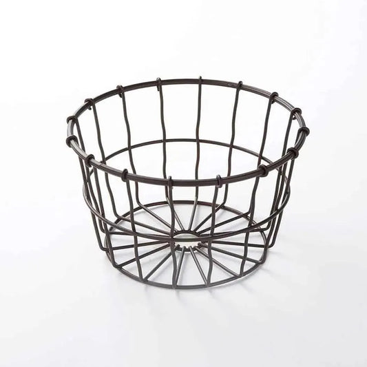 American Metalcraft WBBM Steel Large Round Wire basket Bronze 18 X 11 cm