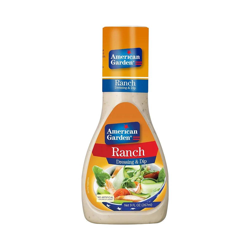 American Garden Ranch Dressing And Dip 9 x 267 ml   HorecaStore