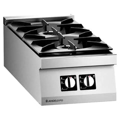 Angelo PO 0N0FAA Gas Cooking Range 2 Burners, 40 X 92 X 25 cm, Power 17 KW