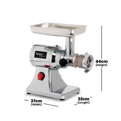 Apach Cook Line Meat Mincer Stainless Steel,  ATS12U 1/2 UNGER PH, 1.1KW