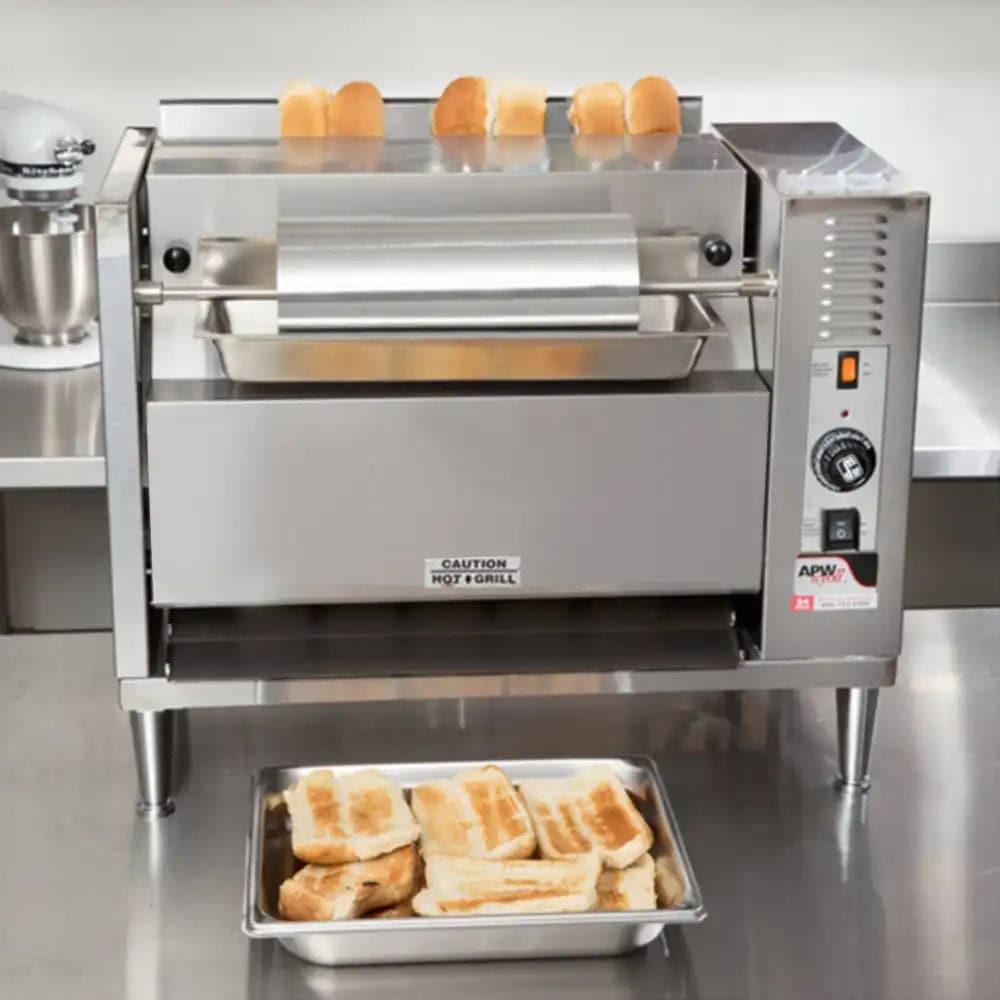 APWwyott M-83 Vertical Conveyor Bun Grill Toaster 50.8 x 62.5 x 30.4 cm - HorecaStore