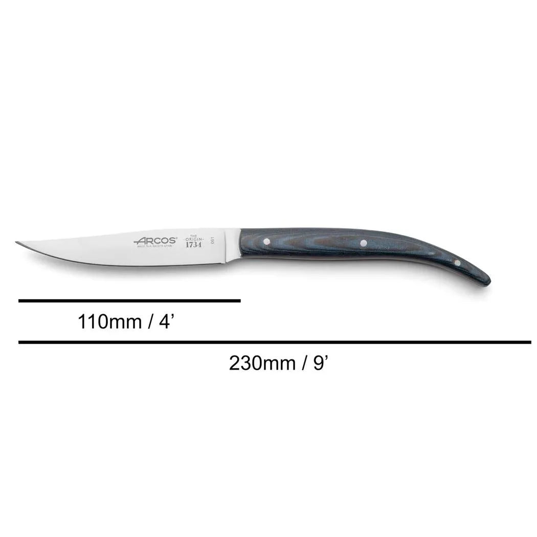 Arcos 373723 Steak Knife Micarta 23 cm Blue