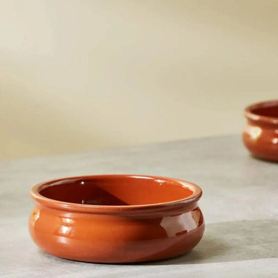 Arte Regal Clay Belly Cooking Bowl Brown, 16 cm