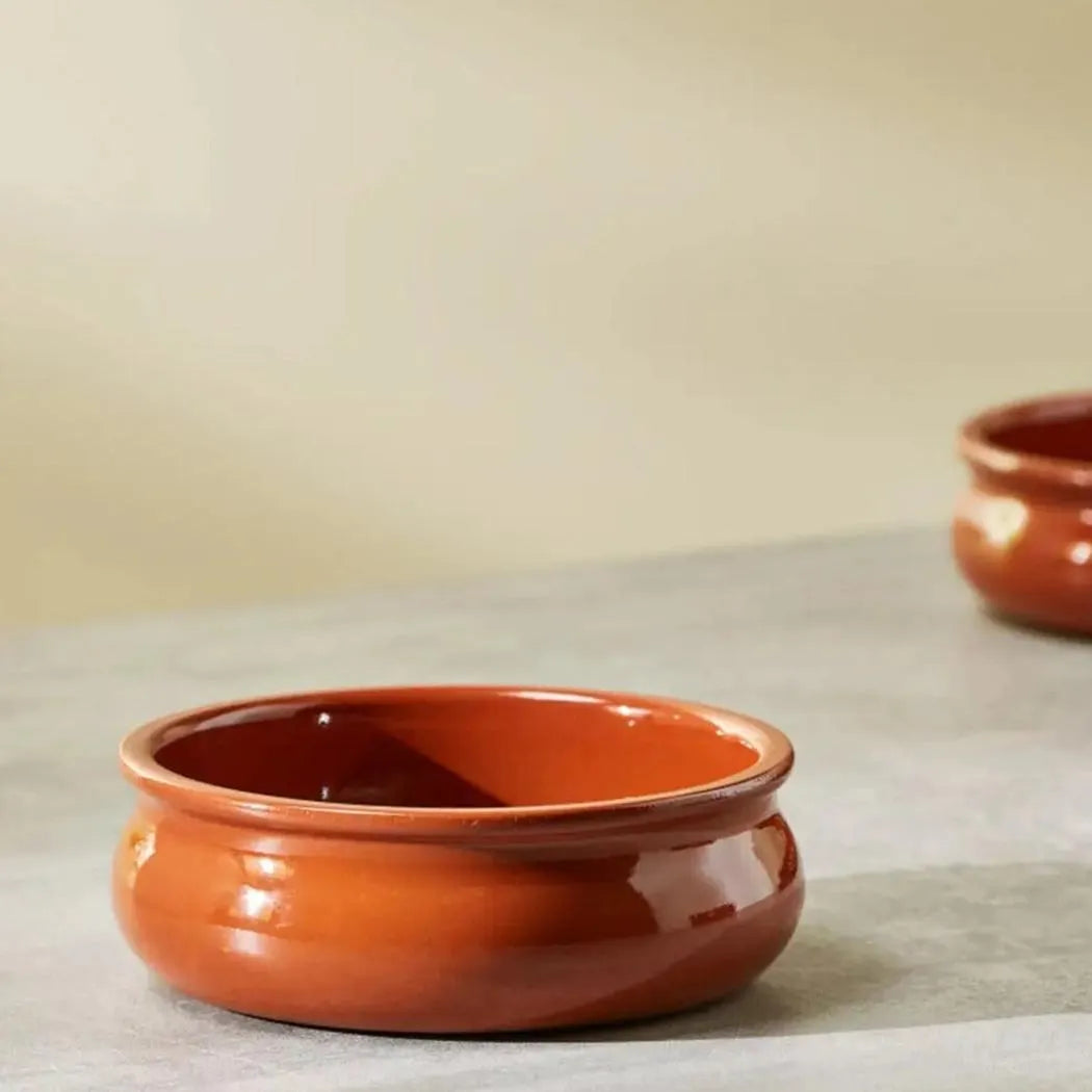 Arte Regal Clay Belly Cooking Bowl Brown, 18 cm