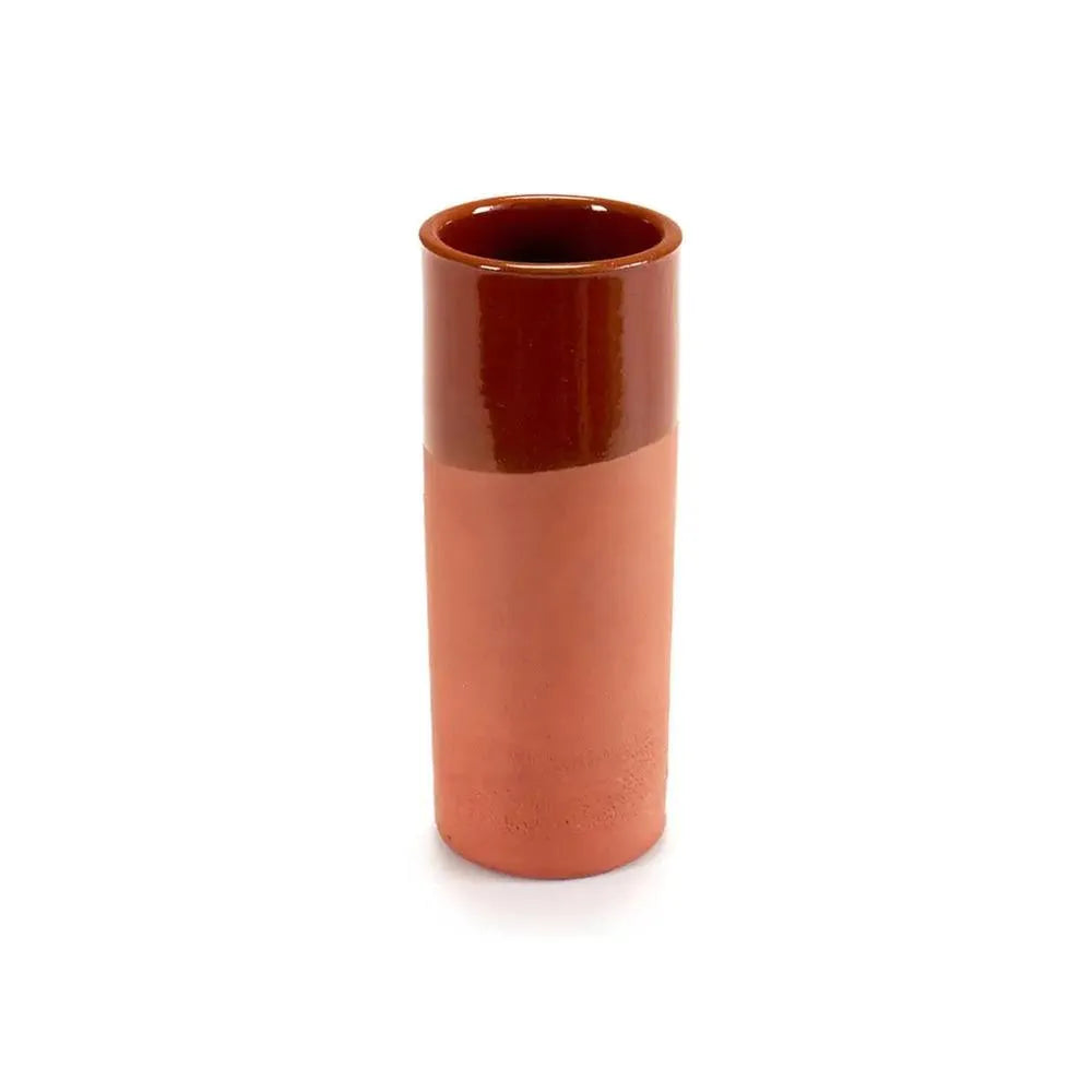 Arte Regal Clay Vase Tube Brown, 330 ml