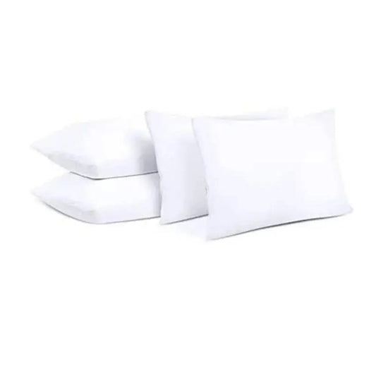 Baby Pillow Protector, 100% Waterproof with Flap, Color White, Pack of 12