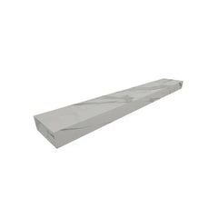 Bagnodesign Alpine Floating Shelf, Satin Carrara 100x15x5.1 cm