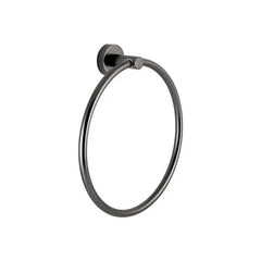 Bagnodesign Anthracite Options Round Towel Ring, 19.5x4.9x21 cm