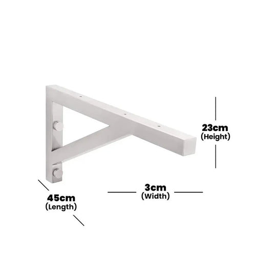 bagnodesign-brushed-stainless-steel-universal-countertop-support-bracket-3x45x23-cm