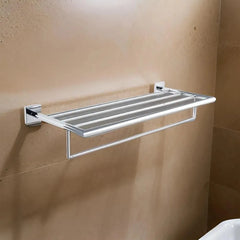 Bagnodesign Chrome Corsair Wall Mounted Towel Rack, 65x26x12 cm