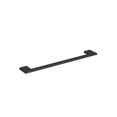 Bagnodesign Matt Black Slim Line Towel Rail, 45x7x1 cm