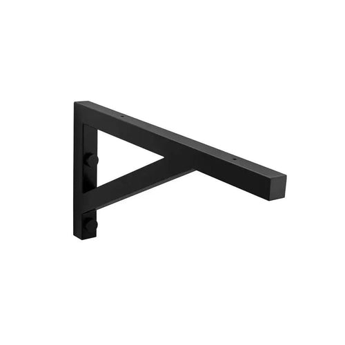 Bagnodesign Matt Black Stainless Steel Universal Countertop Support Bracket, 3x45x23 cm