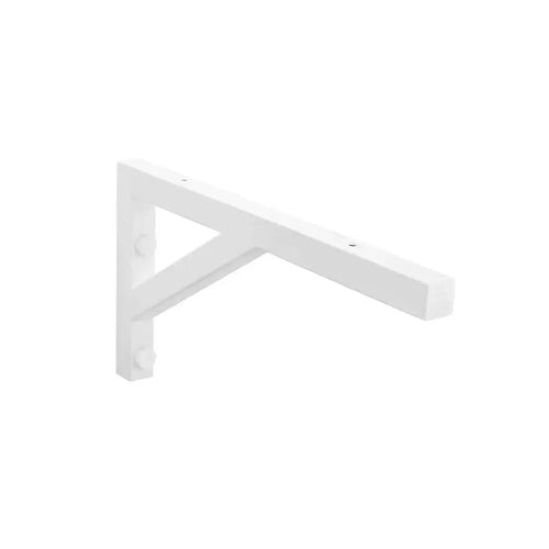 Bagnodesign Matt White Stainless Steel Universal Countertop Support Bracket, 3x45x23 cm