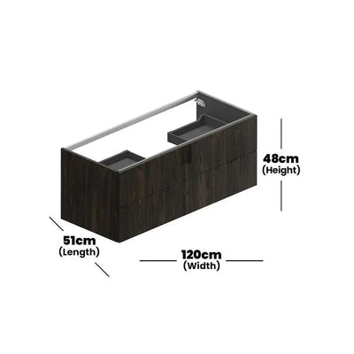 bagnodesign-orology-wall-mounted-double-drawer-vanity-unit-ebony-120x51x48-cm