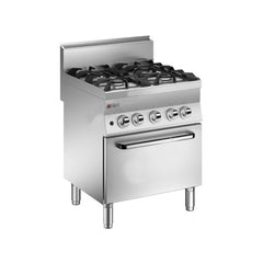 Baron 6NPC/GF722 4 Burners Gas Cooking Range on Gas Oven, Gas Power 23 kW, 70 x 65 x 87 cm