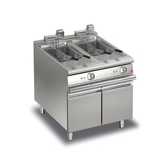 Baron 700 Series Electric Double Well Deep Fat Fryer, 30 L, 26 kW, 80 x 70 x 87 cm