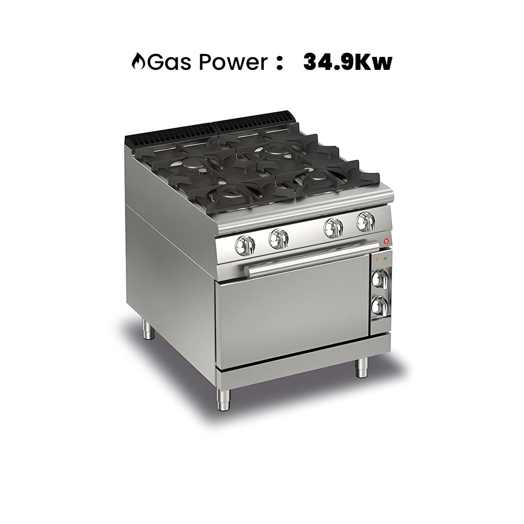 baron-700-series-gas-cooking-range-4-burners-on-gas-oven-gas-power-34-9-kw-80-x-70-x-87-cm