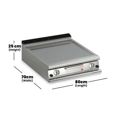 baron-700-series-gas-griddle-with-smooth-plate-gas-power-13-kw-80-x-70-x-25-cm