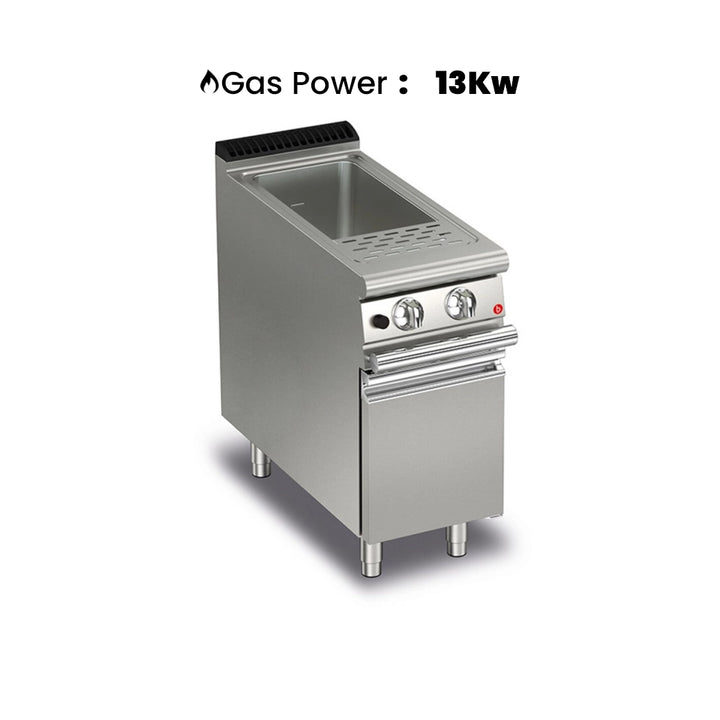 baron-700-series-gas-pasta-cooker-with-set-of-2-baskets-gn-1-3-26-l-gas-power-13-kw-40-x-70-x-87-cm