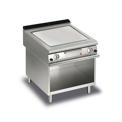 baron-700-series-gas-smooth-plate-griddle-on-open-cupboard-gas-power-13-kw-80-x-70-x-87-cm