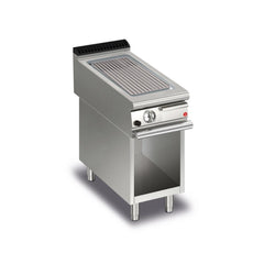 Baron 700 Series Gas Super Fry Top M80 FE Plate, Gas Power 6 kW, 40 x 70 x 87 cm