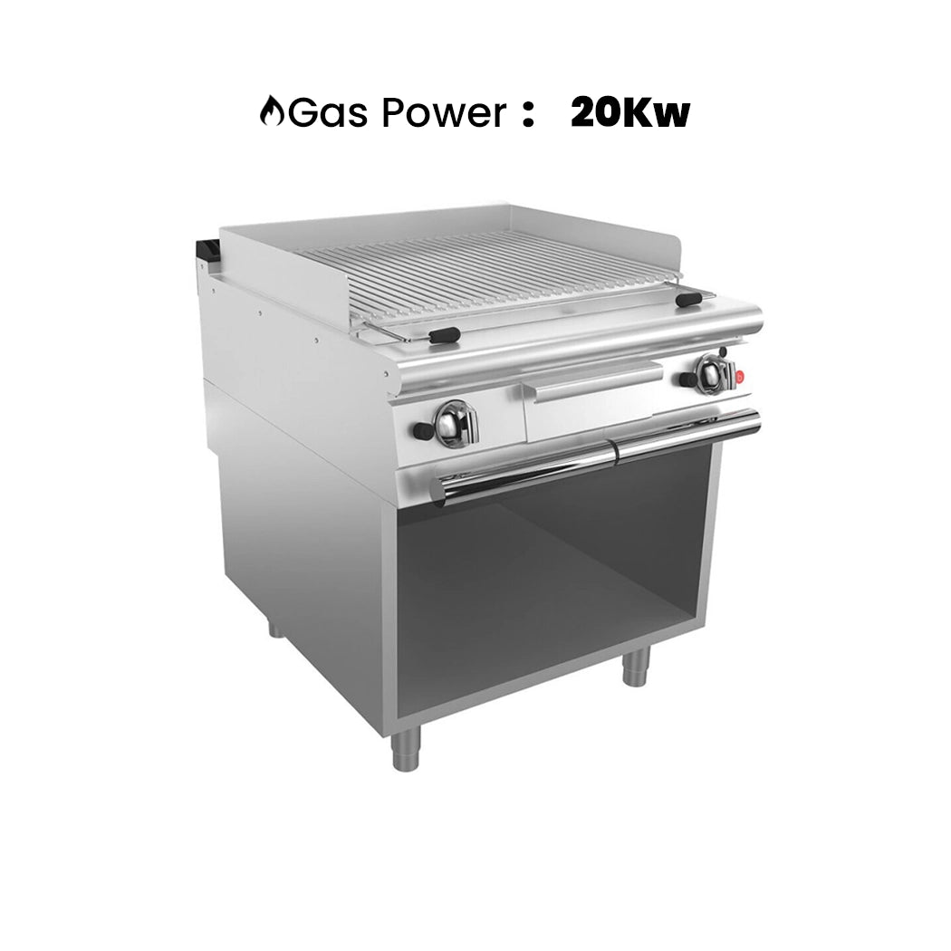 baron-q70glv-g800-s-s-gas-lava-rock-griller-on-open-stand-gas-power-20-kw-80-x-70-x-87-cm