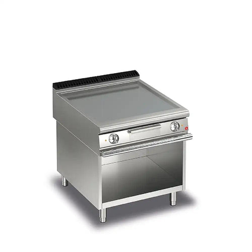 Baron Q90FTV/E800 Electric Grilled Fryer With Smooth Plate, Power 15 KW