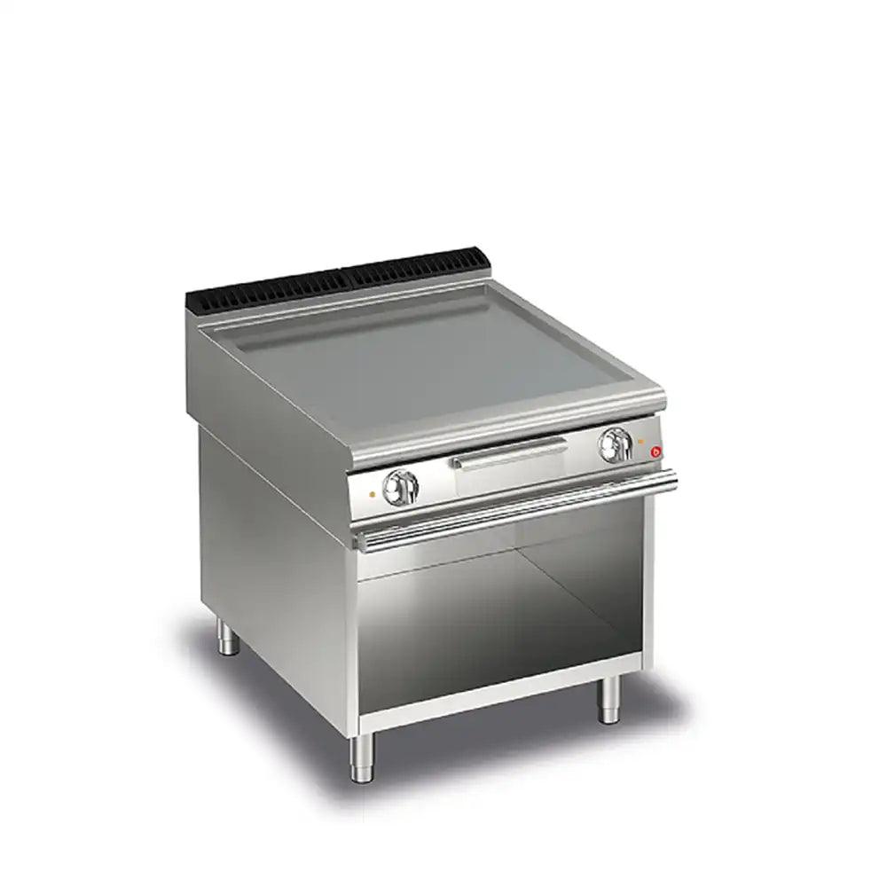 Baron Q90FTV/E800 Grilled Fryer Plate Table Top, Gas Power 14 KW - HorecaStore