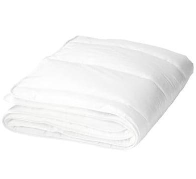Baby Duvet Microfiber Filling, Outer Premium Cotton Fabric,  Color White, Pack of 6