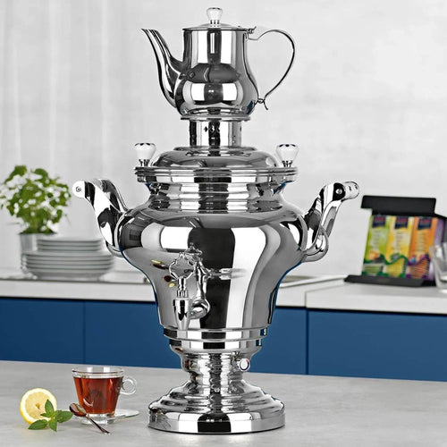 Beem Stainless Steel Samovar Royal  15 Litres, L 49.5 x W 41.5 x H 74 cm