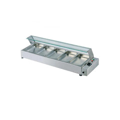 Berjaya BMC5 Electric Mini Bain Marin Counter 5 GN Trays Without Lid, Power 1200W