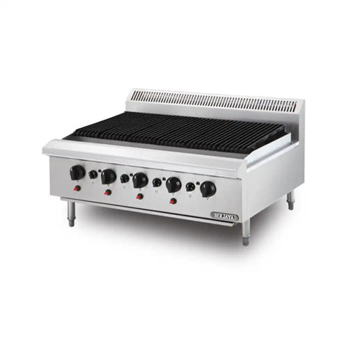 Berjaya CB5B-17 Gas Char Broiler Table Top 5 Burners, Power 21.975 KW