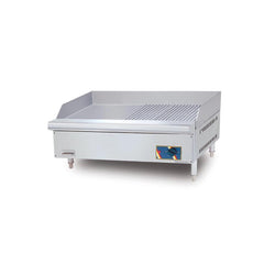 Berjaya EG3500HR-17 Electric 3500W Table Top Griddle Half Ribbed Station 1-Phase, 60 X 79 X 45.5 cm