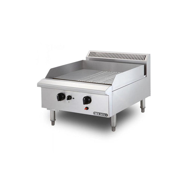 Berjaya GG2BHR-17 Gas Griddle Halfribbed 2 Burner Cooking Surface, Power 15.236 KW - HorecaStore