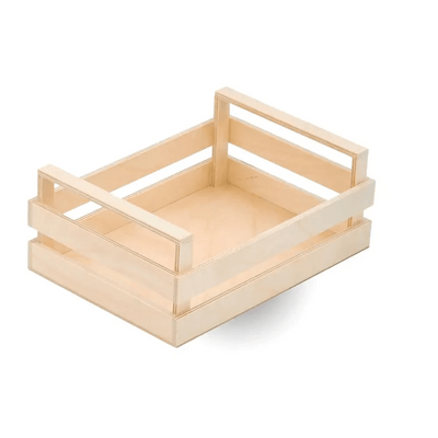 Bisetti 27102 Plywood Cassetta Vintage Bread Box Natural, 20 X 14 X 10 CM - HorecaStore