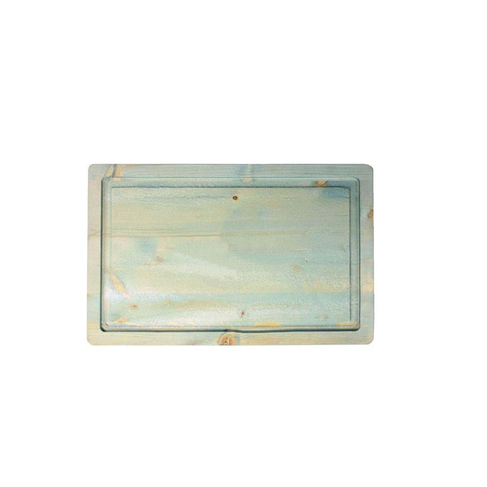 Bisetti 360 1A Wood Vintage Cutting Board Light Blue 24X36CM