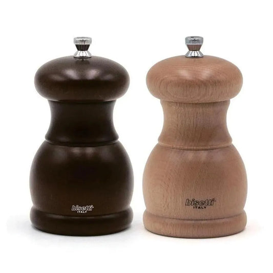 Bisetti 53N Beechwood Macina Pepper Mill Natural, 11.5CM