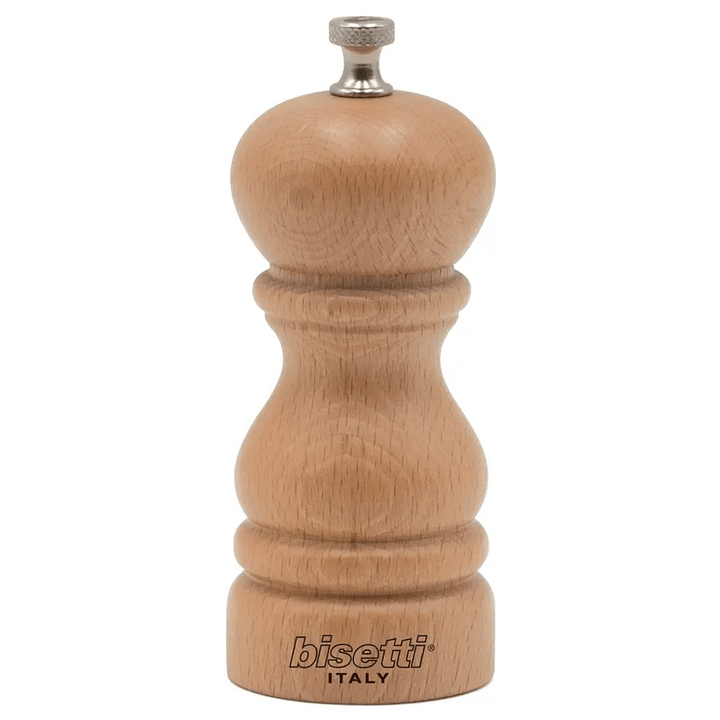 Bisetti 6150MSN Beechwood Roma Salt Mill Natural, 13CM - HorecaStore