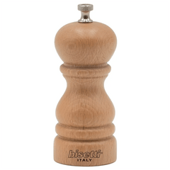 Bisetti 6150MSN Beechwood Roma Salt Mill Natural, 13CM