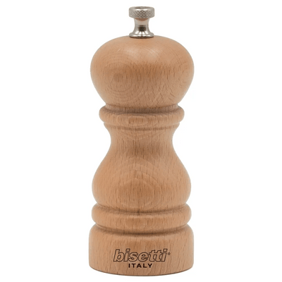 Bisetti 6150MSN Beechwood Roma Salt Mill Natural, 13CM - HorecaStore