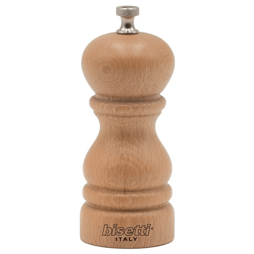 Bisetti 6150MSN Beechwood Roma Salt Mill Natural, 13CM