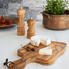 Bisetti 63002 Olive Wood Cutting Board Medium Rustic, 34 X 19 X 2 CM
